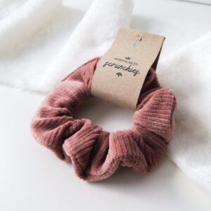 Cord Scrunchie – Rosa