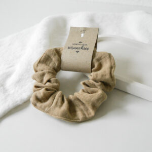 Musselin Scrunchie – Sand