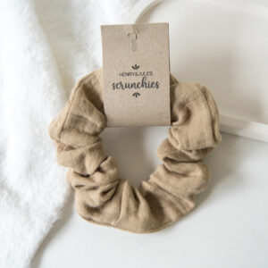 Musselin Scrunchie – Sand