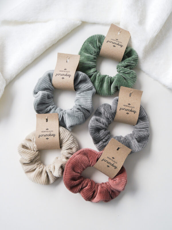 Cord Scrunchie Set – Bild 2