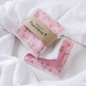 Kosmetikpad Set – Pink Flowers