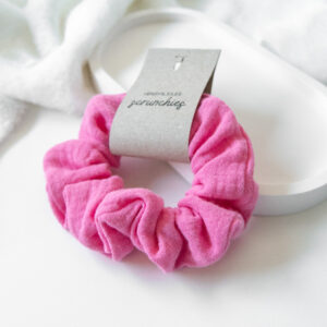 Musselin Scrunchie – Pink