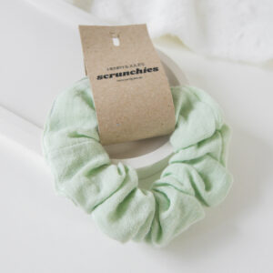 Musselin Scrunchie – Mint