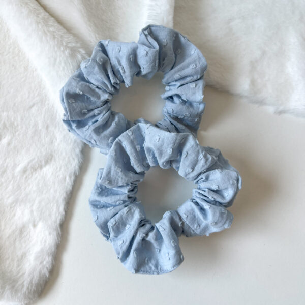 Scrunchie - Dobby Hellblau – Bild 2